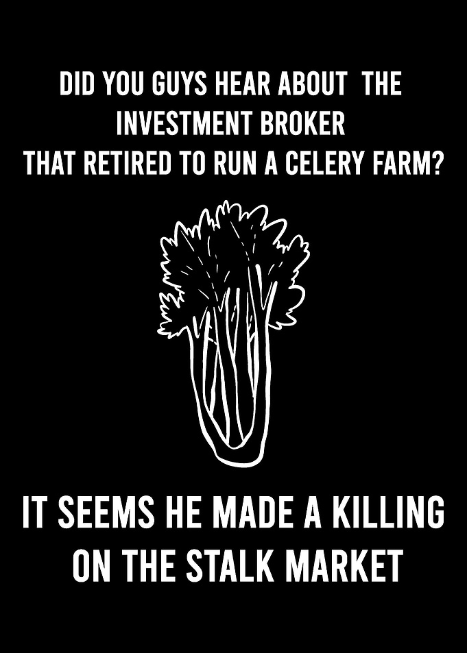 Celery Farm Funny Investor