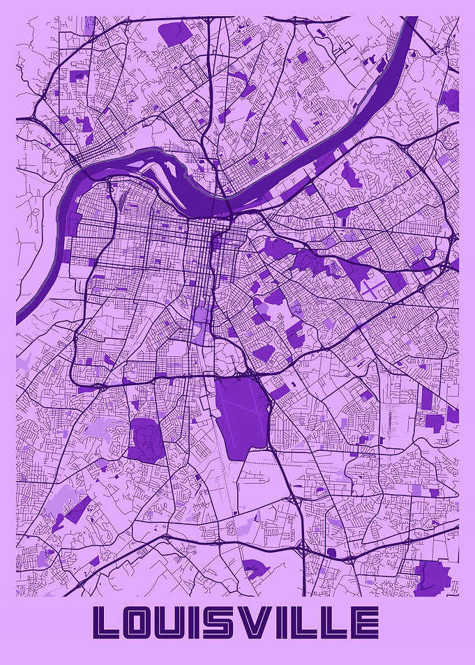 Louisville Lavender Map