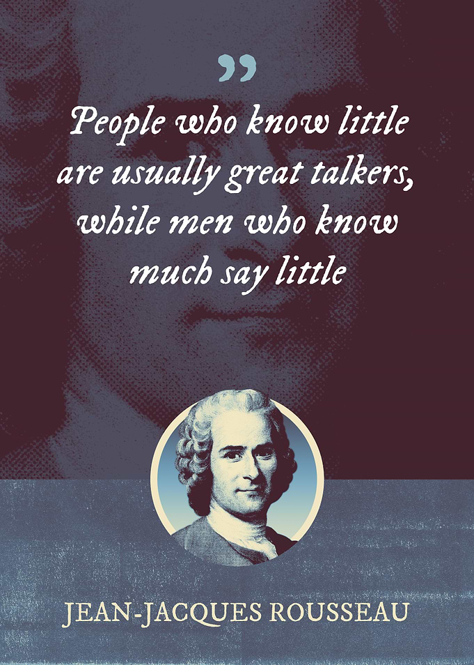 People who know little are