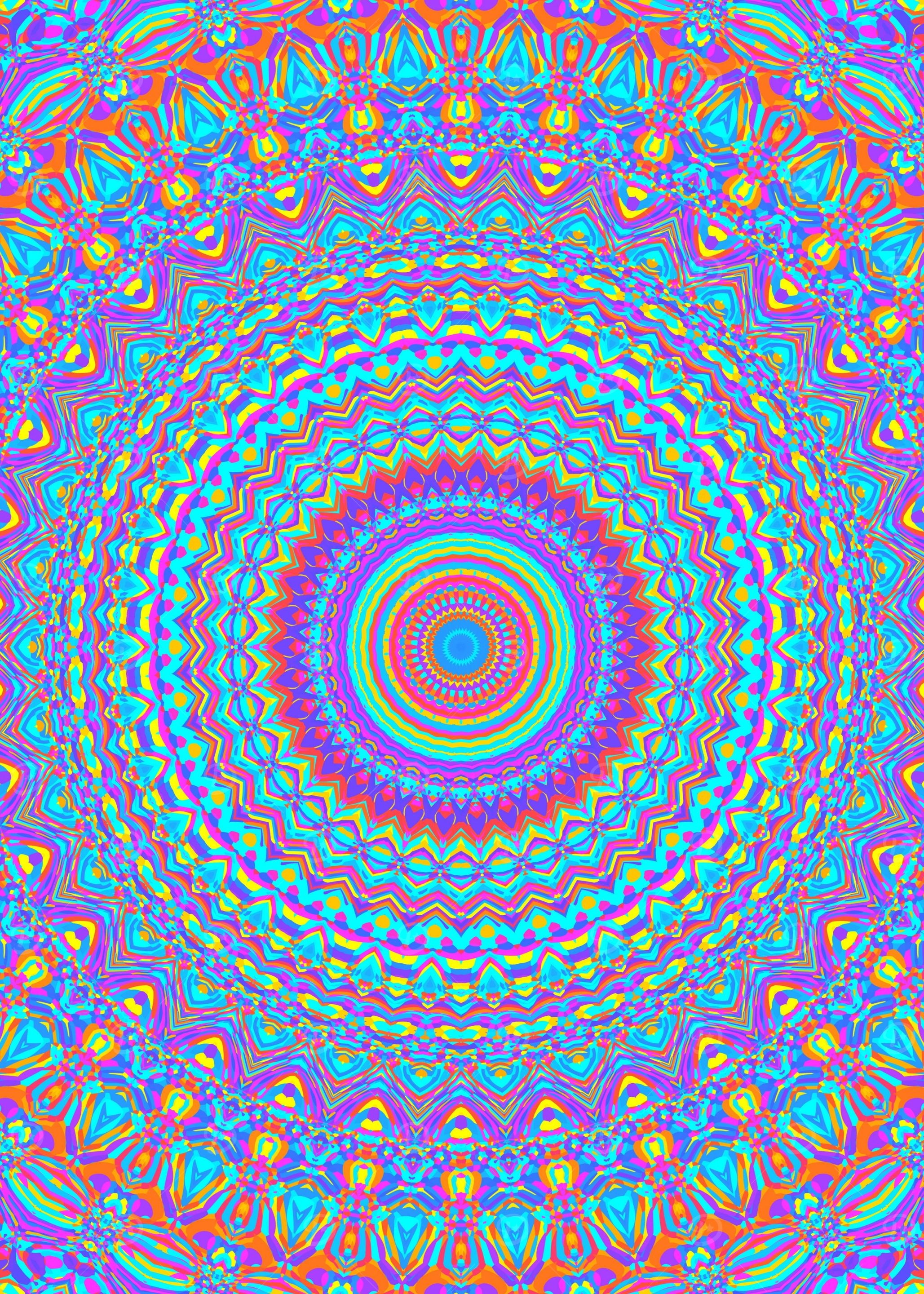 Trippy Intricate Mandala