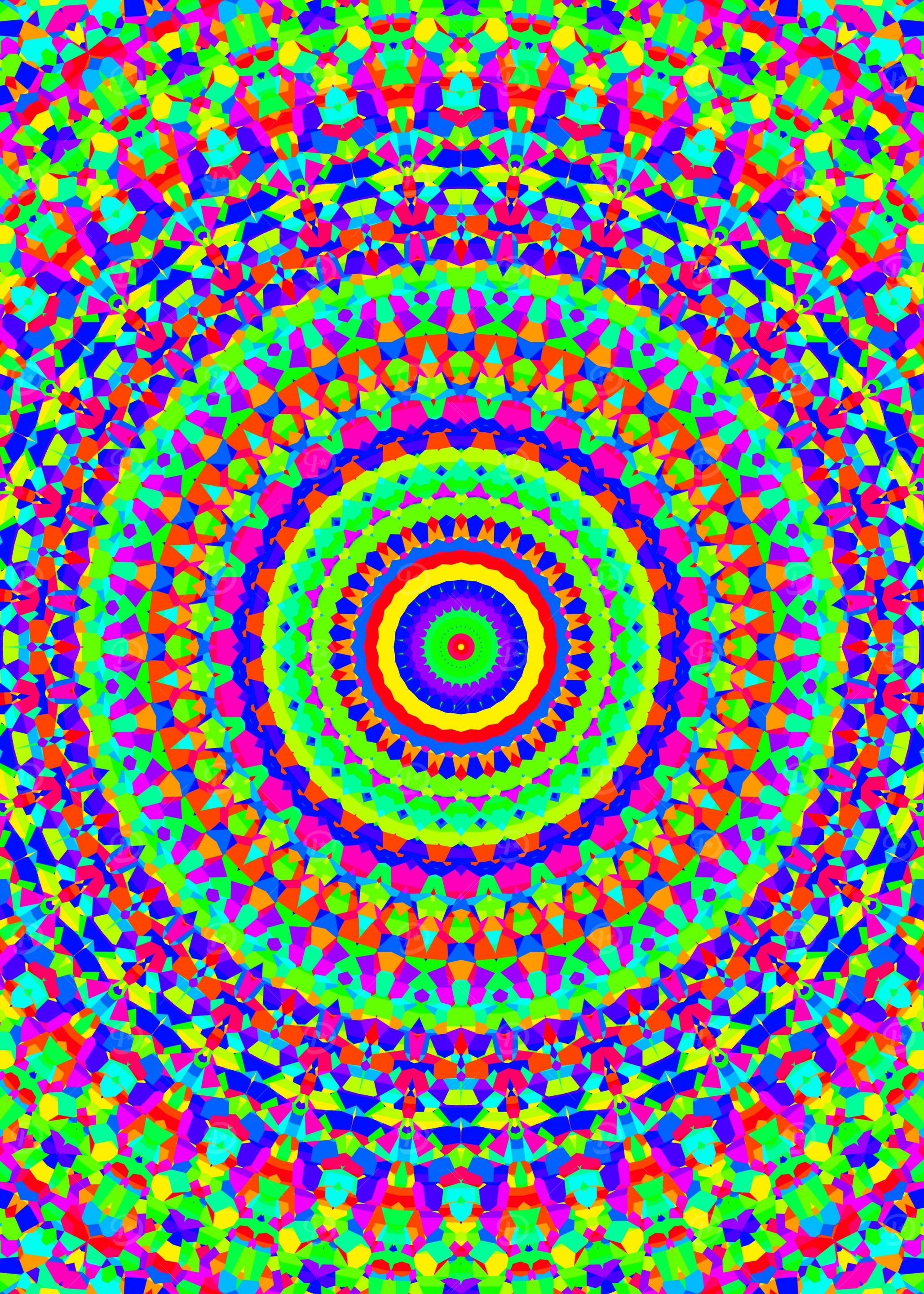 Ornate Rainbow Mandala