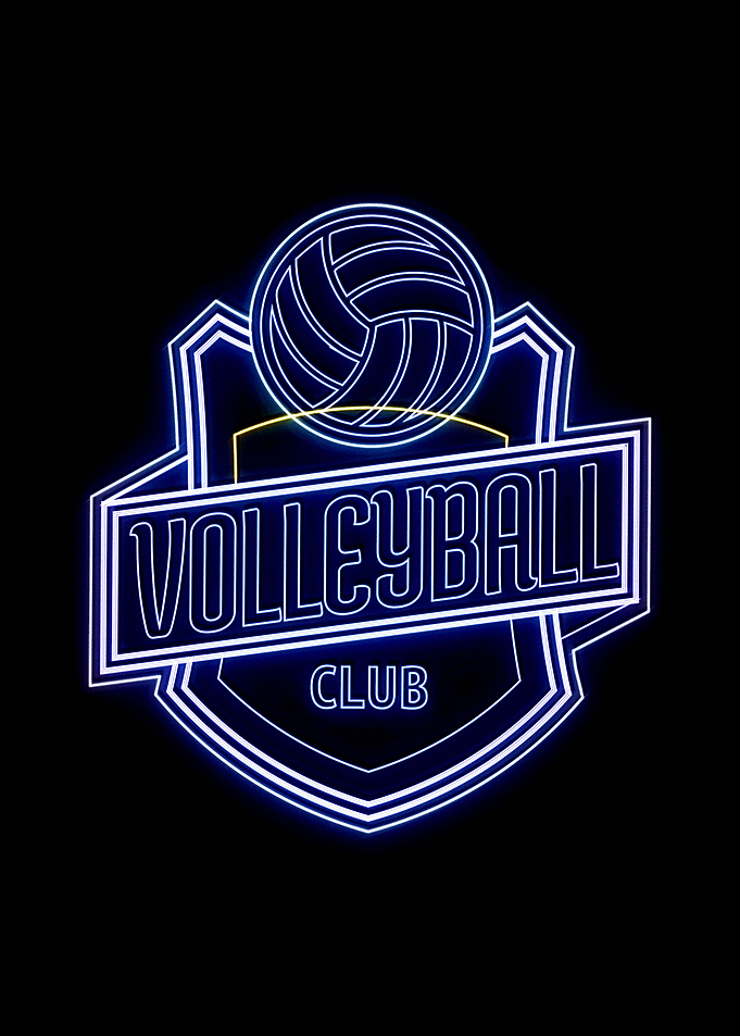 volleyball club neon