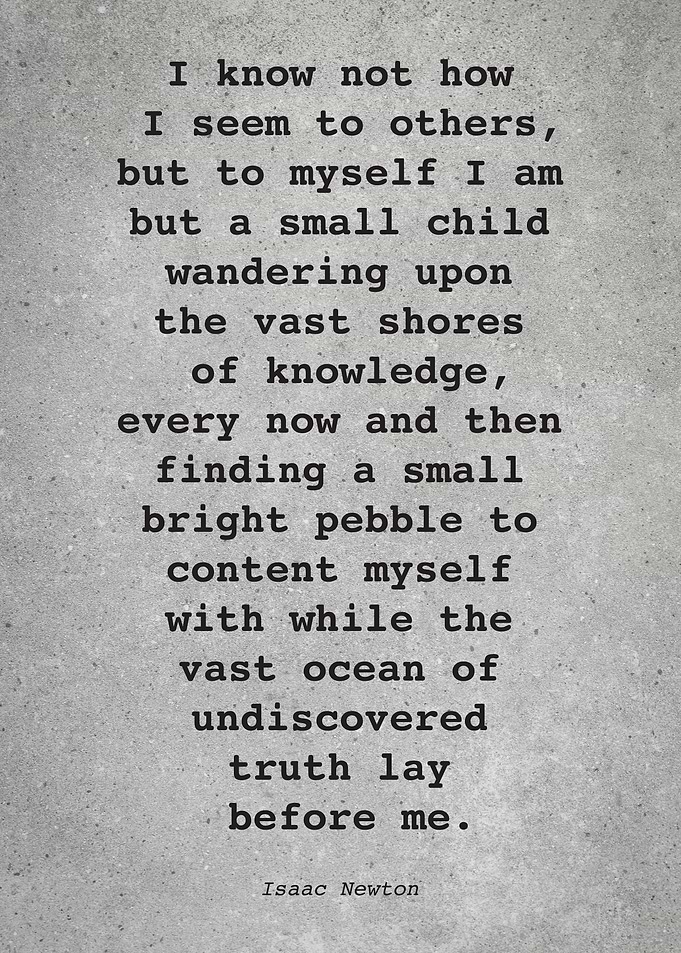 Isaac Newton Quote L007
