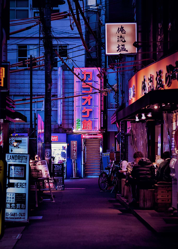 night street hong kong