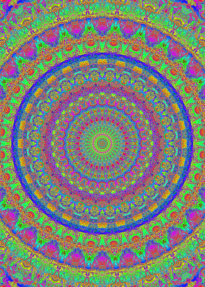 Ornate Trippy Mandala