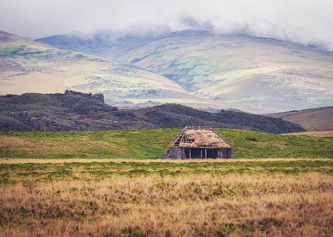 Old house in the Mountains