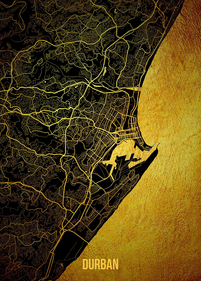 Durban gold map