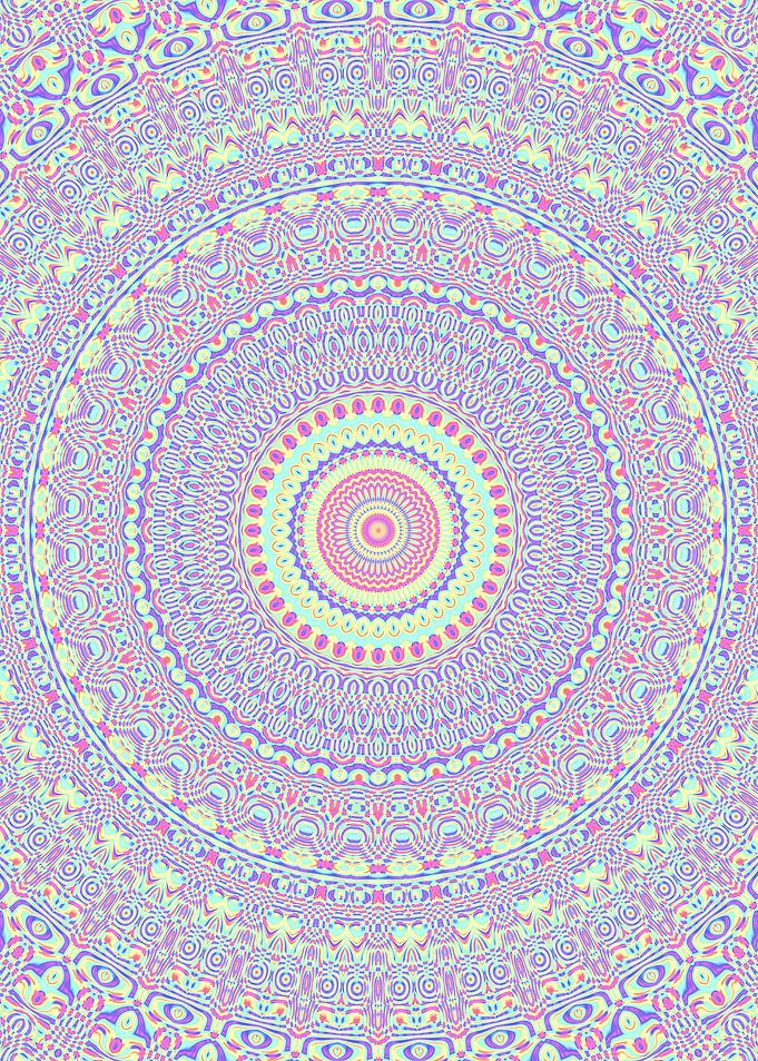 Intricate Pastel Mandala