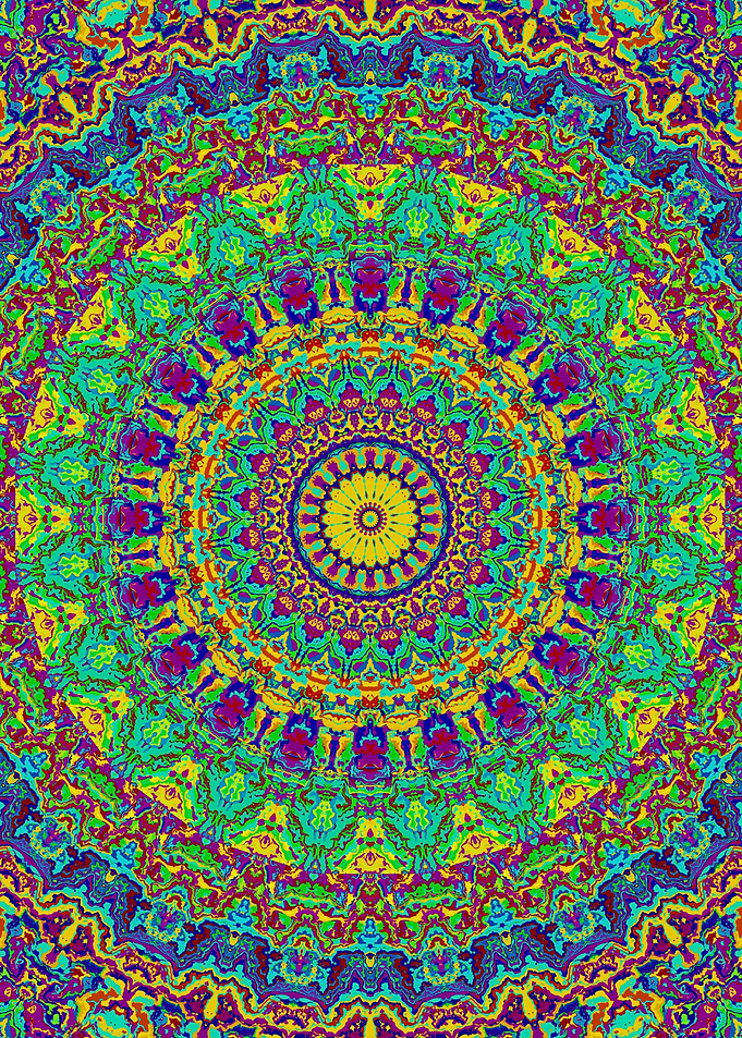Ornate Colorful Mandala