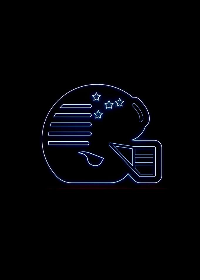 american football neon