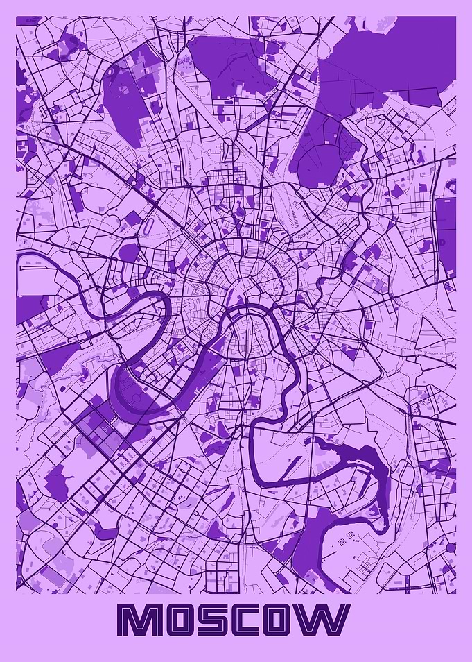 Moscow Lavender Map