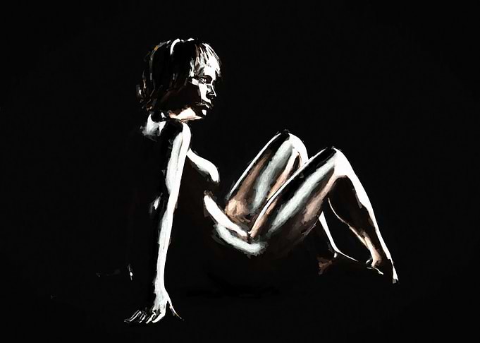 In the dark