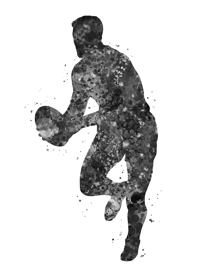 Rugby player man