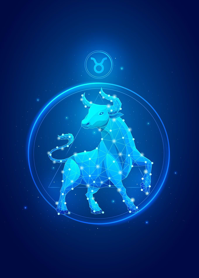 Taurus Zodiac Neon