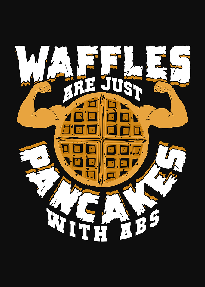 Waffles Baking Design