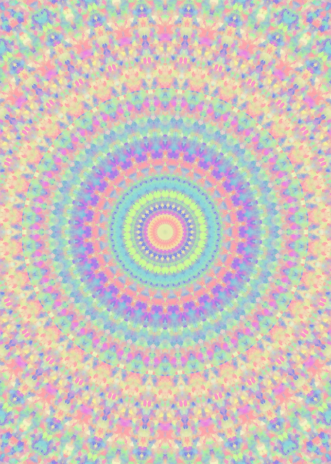 Boho Pastel Mandala