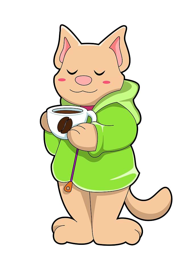 Cat Cup of Coffee