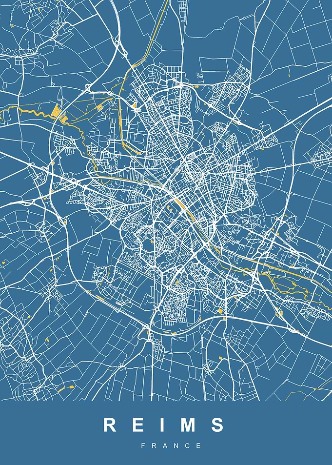 REIMS City Map France