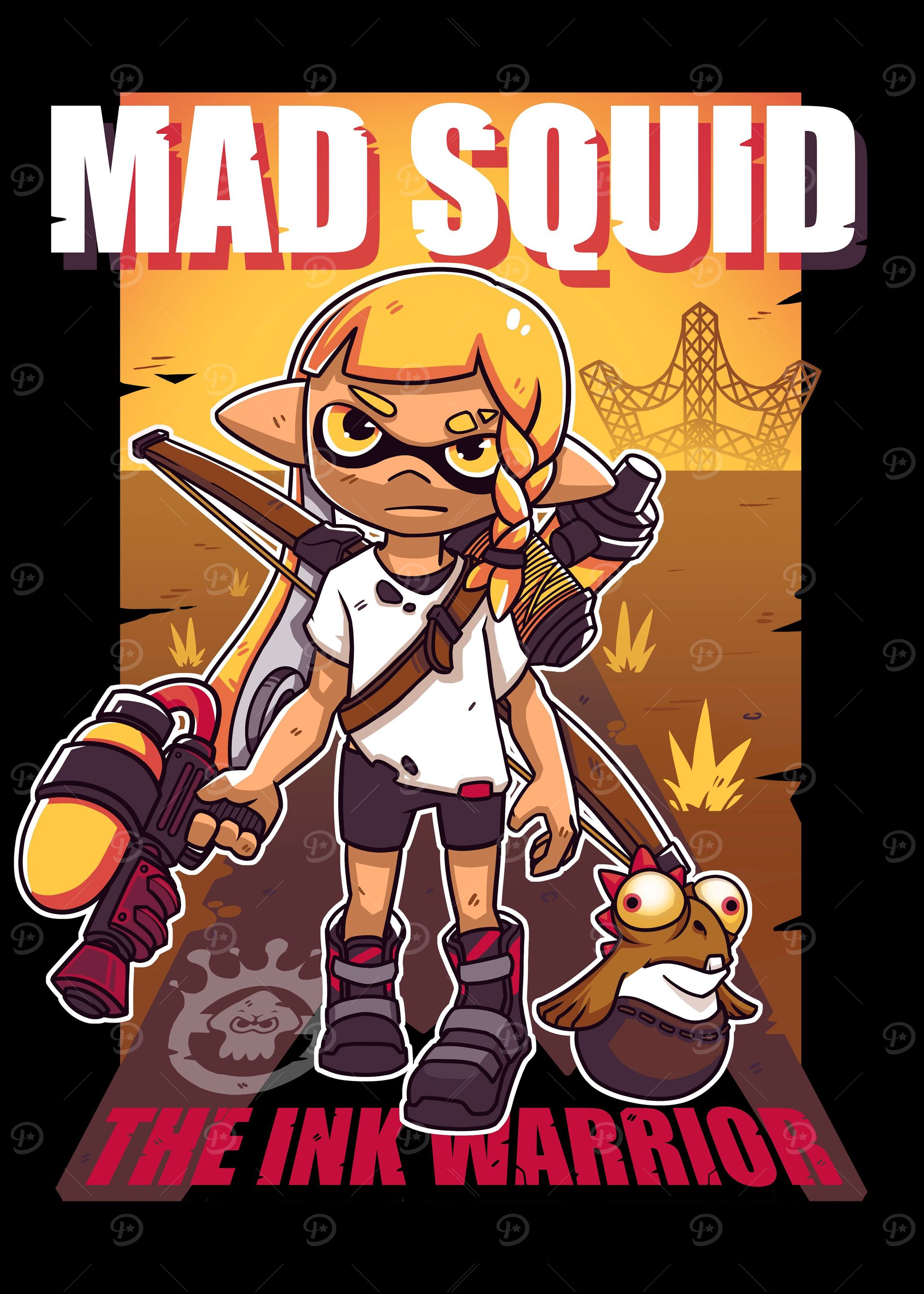 Mad Squid Ink Warrior