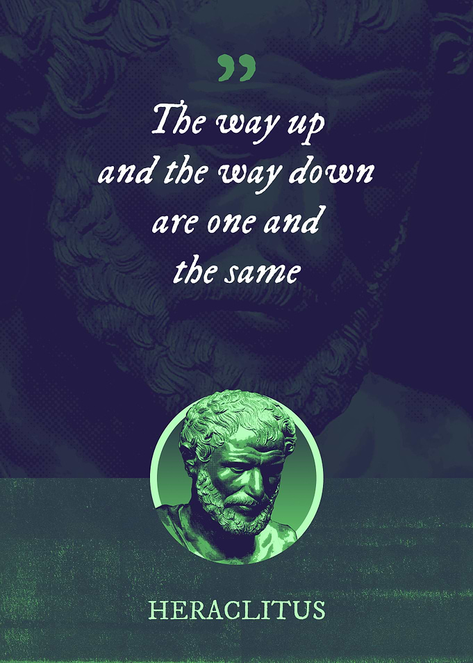 The way up and the way