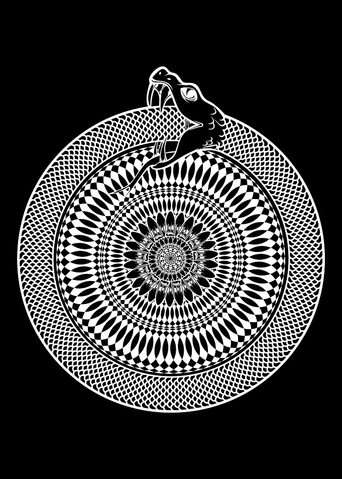 Ouroboros Hekate Witch