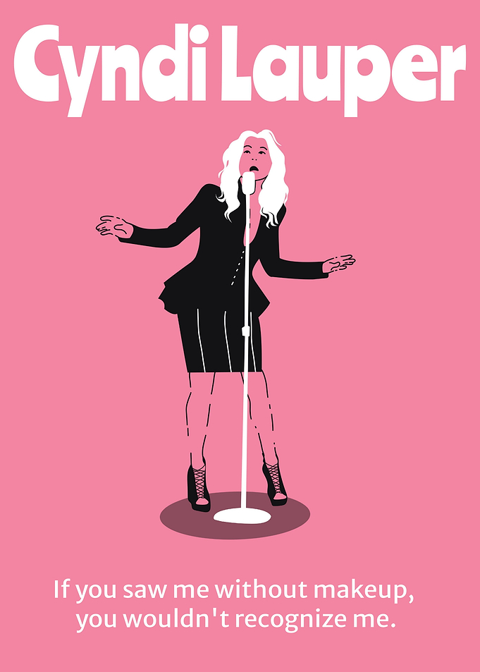 CyndiLauper the minimalist