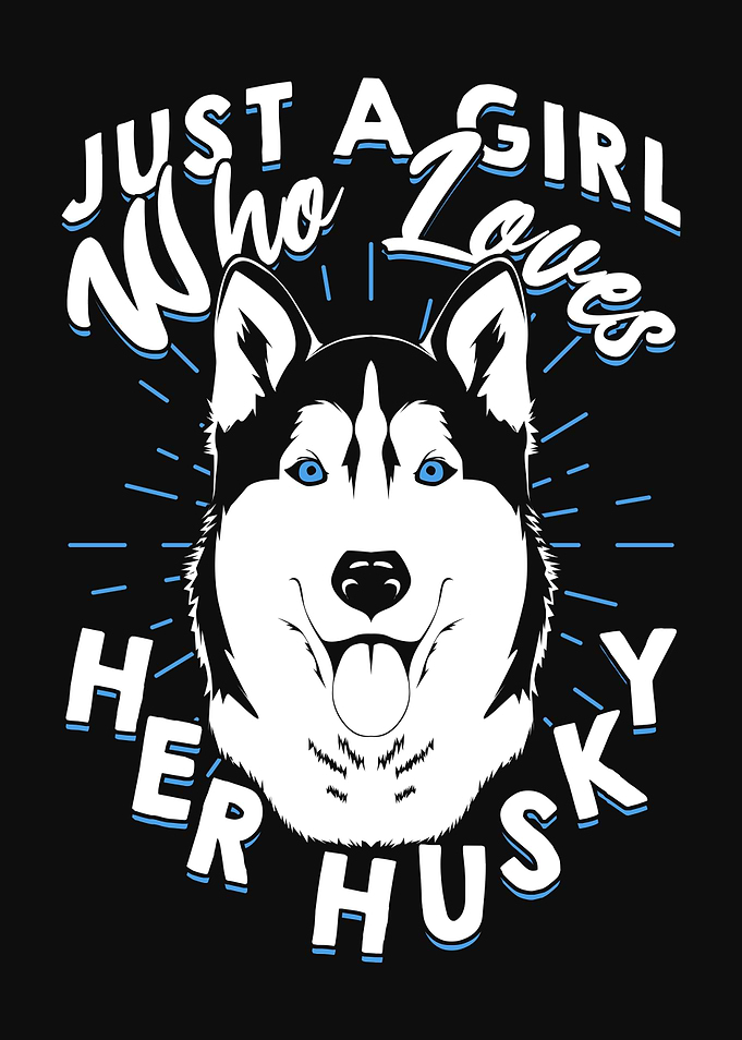 Husky Dog Design
