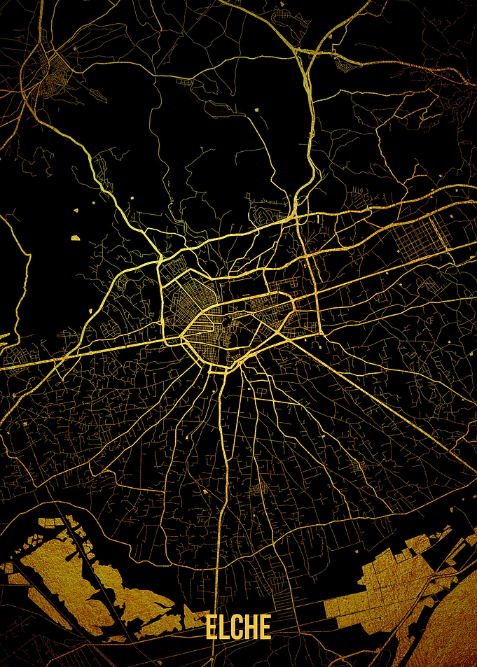 Elche gold map