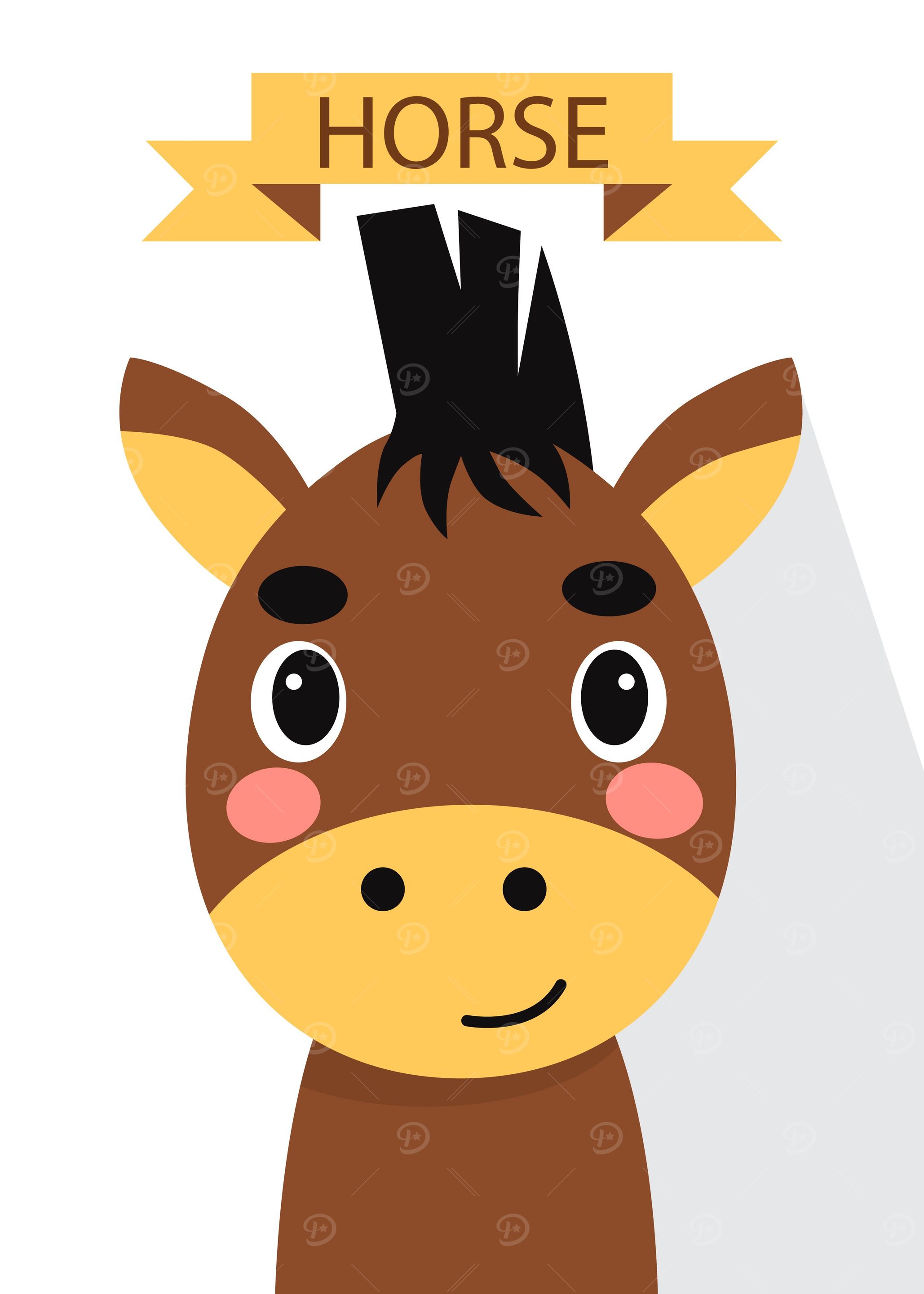 Cute Horse Portarit