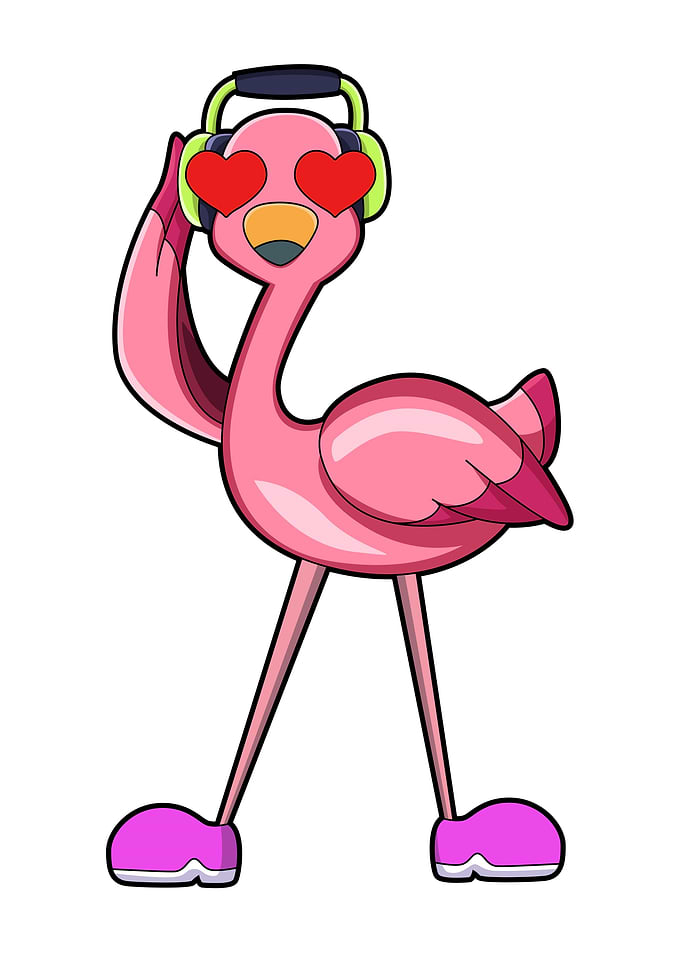 Flamingo Music Headphone