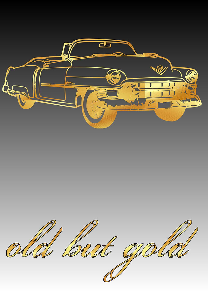 golden car