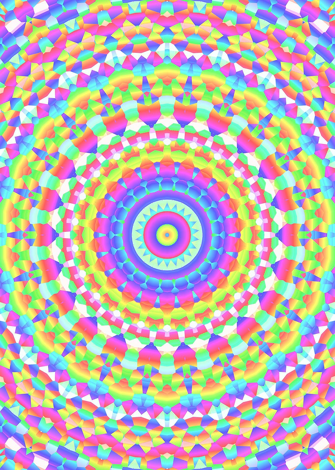 Vibrant Intricate Mandala