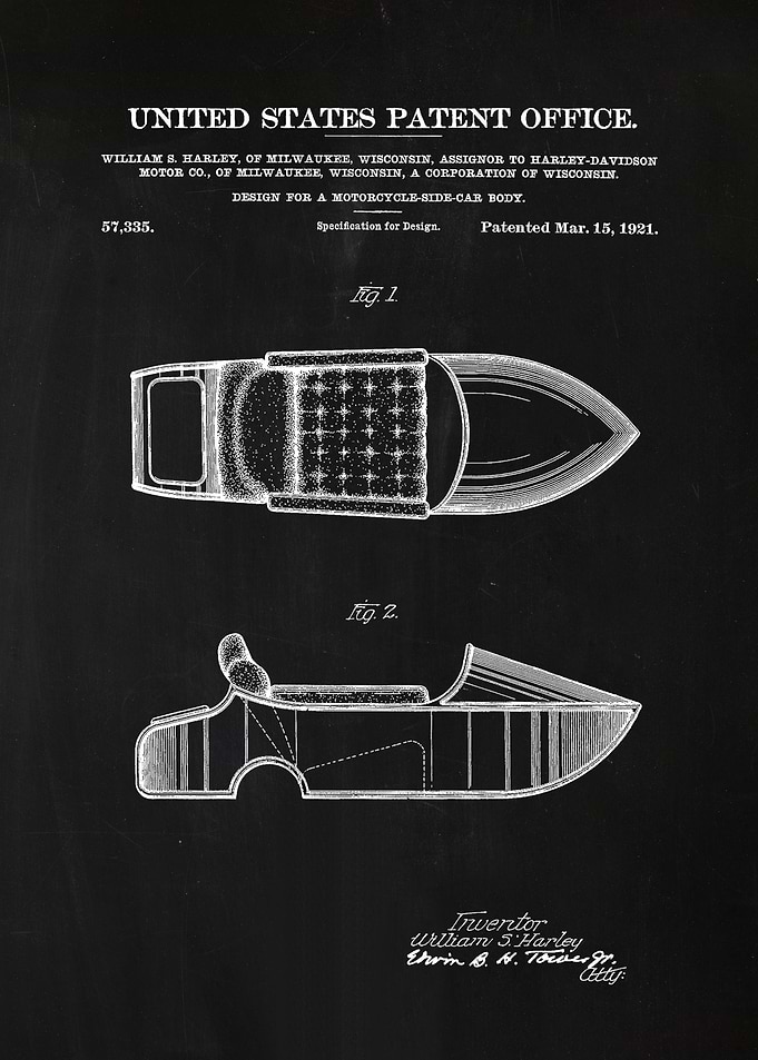 23 Harley Side Car Patent