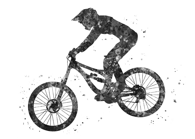 Downhill mountain bike
