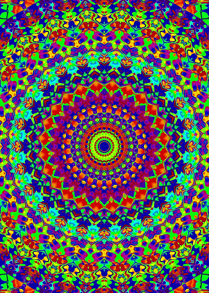 Groovy Hippie Mandala