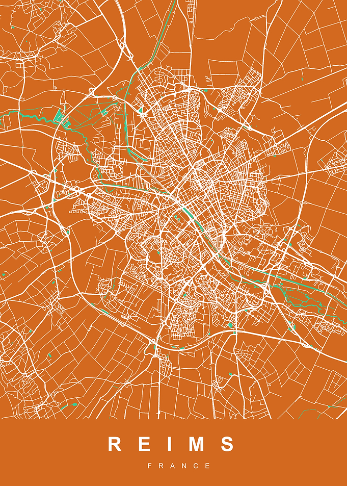 REIMS City Map France