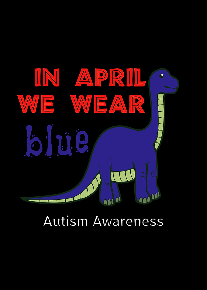 April We Wear Blue Autism
