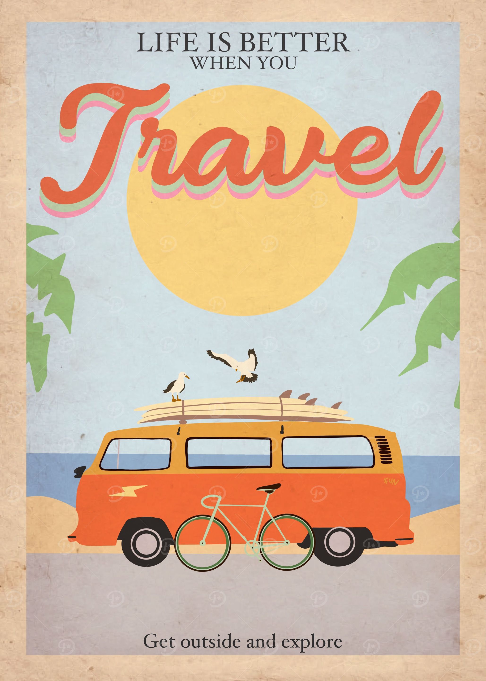 Vintage Travel Van