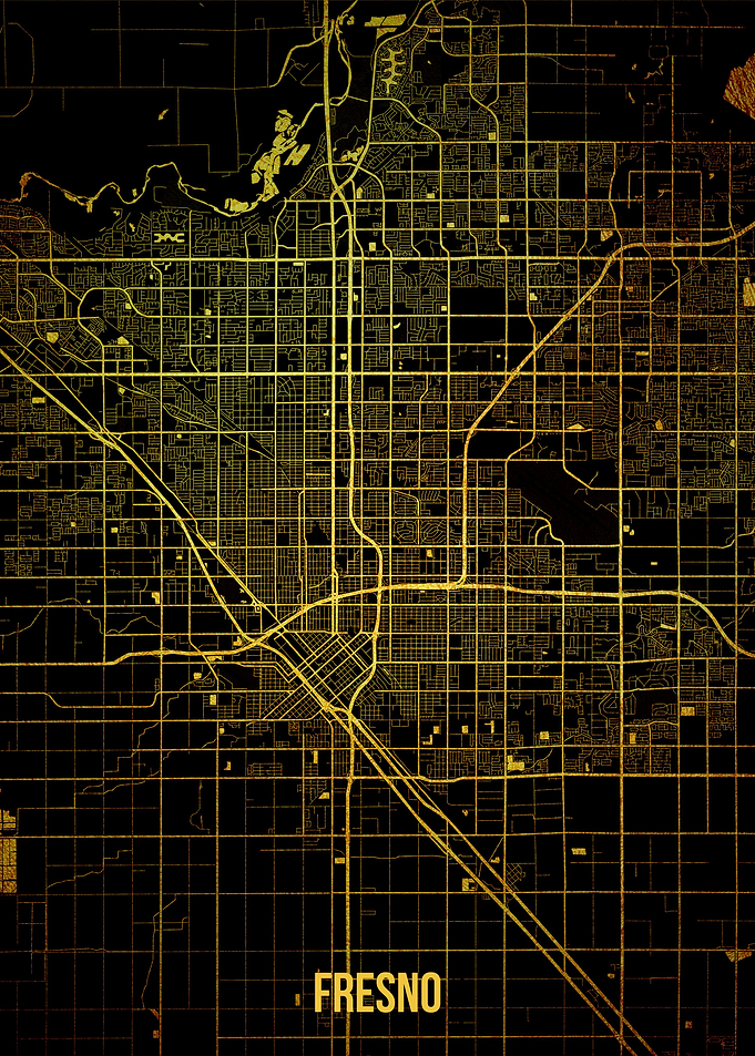 Fresno gold map