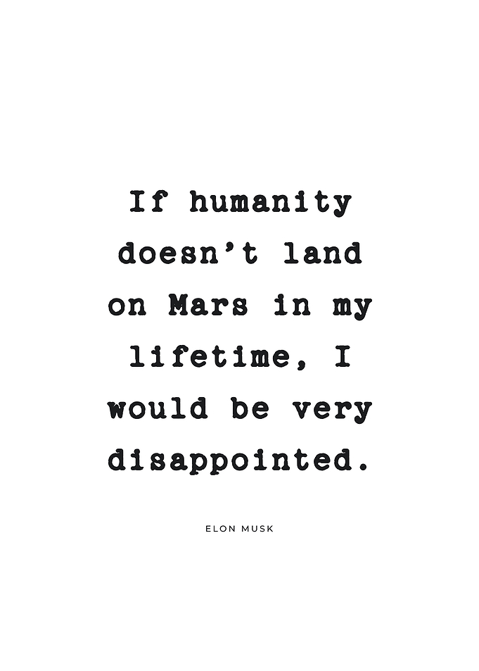 Land on Mars Quote