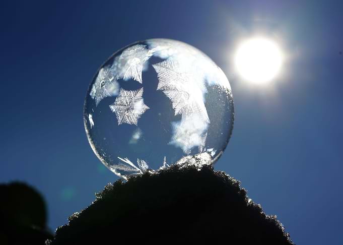 Bubble in the sun