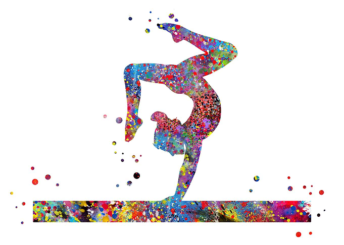 Gymnastics balance beam
