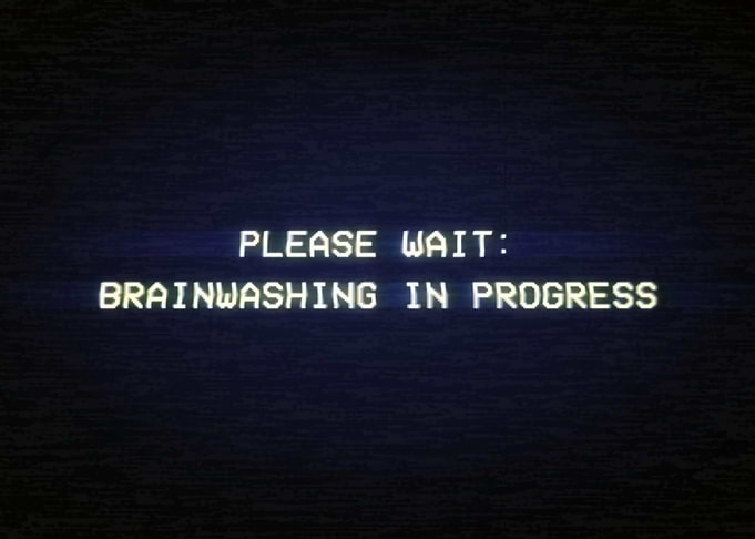 VHS brainwashing in progre