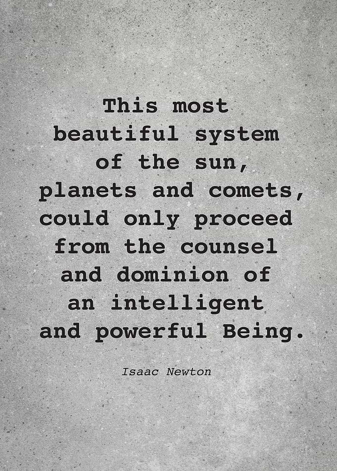 Isaac Newton Quote L030