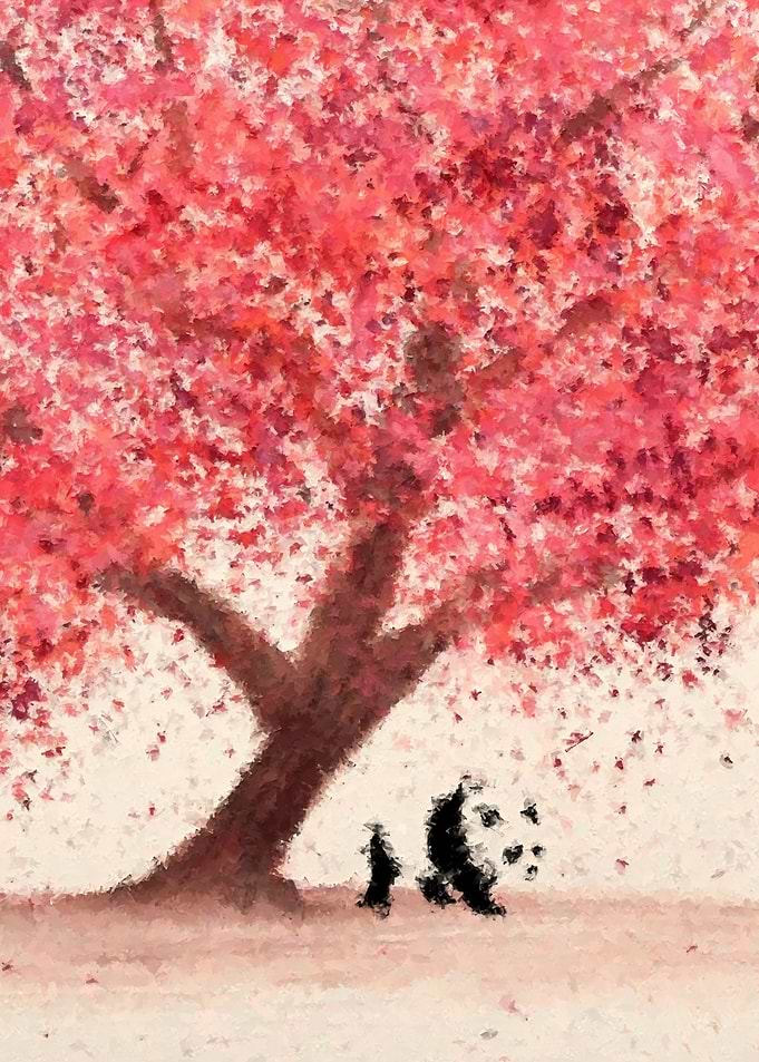 Sakura and Panda