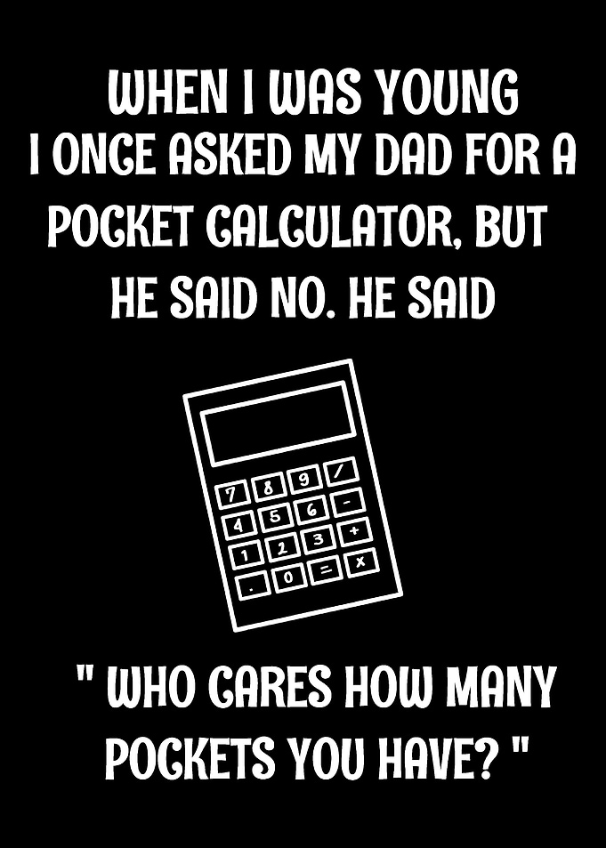 Pocket Calculator Math Tea
