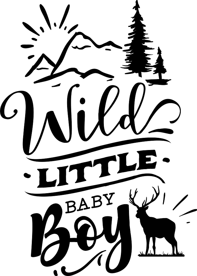 wild little baby boy