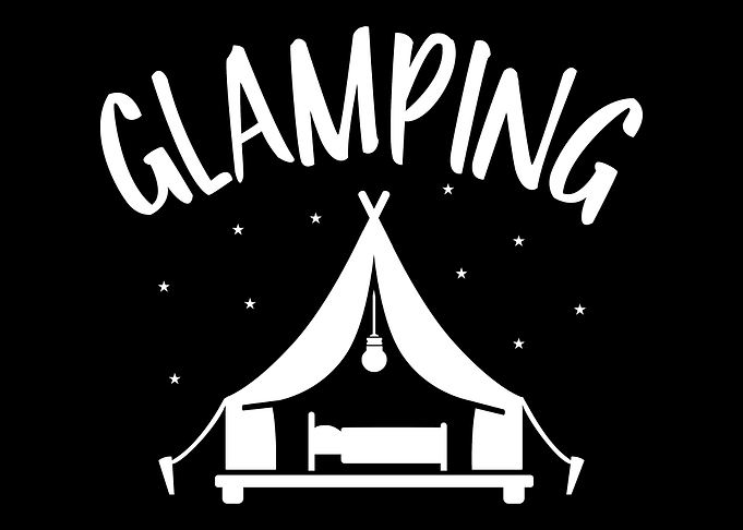 Glamping camping tent