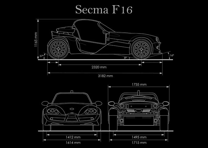 Secma F16 Blueprint 2015