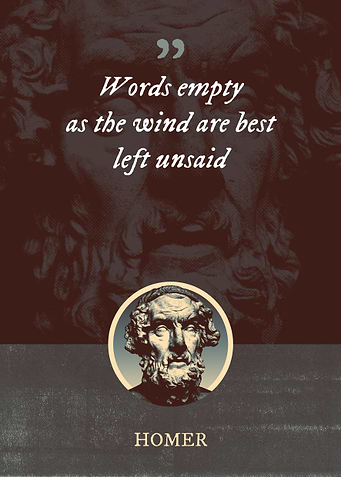 Words empty as the wind